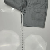 Lee Cargo Shorts - 34W 8L Gray Cotton