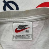 Football Nike Graphic T-Shirt - 2XL White Cotton