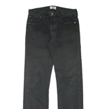 LEVI'S 501 Mens Jeans Black Regular Straight Denim W30 L34 Classic Button Fly