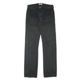 LEVI'S 501 Mens Jeans Black Regular Straight Denim W30 L34 Classic Button Fly