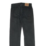 LEVI'S 501 Mens Jeans Black Regular Straight Denim W30 L34 Classic Button Fly