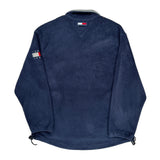 Tommy Jeans Fleece Jacket - Large Navy Polyester