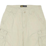 LEE Mens Shorts Beige Cargo Cotton Blend M W32 Utility Pocket Style