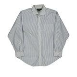 Ralph Lauren Striped Shirt - XL Blue Cotton