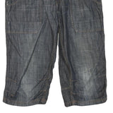 SOLIVER JEANS Mens Shorts Blue Denim Casual L W36 Cotton Blend