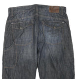 SOLIVER JEANS Mens Shorts Blue Denim Casual L W36 Cotton Blend