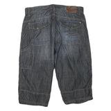 SOLIVER JEANS Mens Shorts Blue Denim Casual L W36 Cotton Blend
