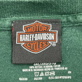 Hawkeye Harley-Davidson Harley Davidson Graphic T-Shirt - 2XL Green Cotton