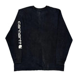 Carhartt Long Sleeve T-Shirt - XL Black Cotton