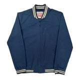 Levis Varsity Jacket - Large Blue Cotton
