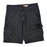 Wrangler Cargo Shorts - 33W 10L Grey Cotton