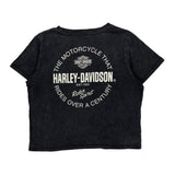 Freedom Spirit Harley Davidson Graphic T-Shirt - Medium Black Cotton