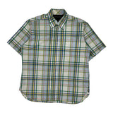 Tommy Hilfiger Checked Short Sleeve Shirt - Large Multicoloured Cotton