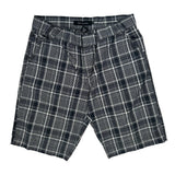 Calvin Klein Jeans Checked Shorts - 32W 10L Gray Cotton