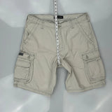 Lee Cargo Shorts - 36W 11L Beige Cotton