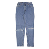 LEVI'S 550 Tapered Womens Jeans Blue Relaxed Denim Medium W28 L32 Distressed