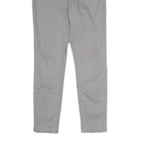 LEVI'S Womens Slim Grey Cotton Blend Zip Trousers W28 L26 Casual