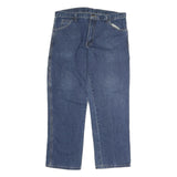 DICKIES Mens Jeans Blue Regular Straight Denim Medium W38 L35 Workwear