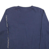 JANSPORT Mens Navy University Of Montevallo Long Sleeve Crew Neck T-Shirt S