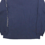 JANSPORT Mens Navy University Of Montevallo Long Sleeve Crew Neck T-Shirt S