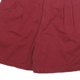 TOMMY HILFIGER Mens Shorts Red Casual Classic L W30 Cotton Blend