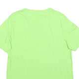 PUMA Mens Green Graphic Modern T-Shirt M Short Sleeve Crew Neck Cotton Blend