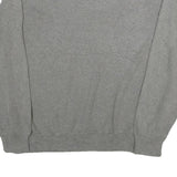 POLO RALPH LAUREN Mens Grey Plain Cotton Crew Neck Basic Knit Jumper 2XL