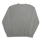 POLO RALPH LAUREN Mens Grey Plain Cotton Crew Neck Basic Knit Jumper 2XL