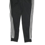 ADIDAS Mens Joggers Black White Slim Tapered S W28 L29 Three Stripes