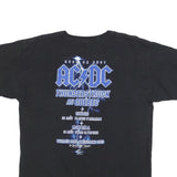 ALSTYLE Mens Black AC/DC Thunderstruck Graphic T-Shirt L Short Sleeve Crew Neck