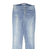 GUESS Womens Slim Light Blue Denim Jeans W28 L28 Stylish Zip Closure