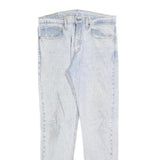 LEVI'S 512 Tapered Mens Jeans Blue Slim Tapered Denim Light W34 L31 Stylish