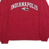 STEVE & BARRYS Mens Red University Of Indianapolis Graphic T-Shirt M Long Sleeve