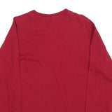 STEVE & BARRYS Mens Red University Of Indianapolis Graphic T-Shirt M Long Sleeve