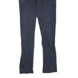 CARHARTT Mens Cotton Blend Navy Regular Straight Trousers W30 L33 Casual