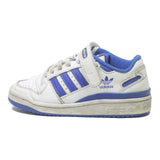 ADIDAS Continental 80 Boys Casual Sneakers White & Blue Leather UK 4