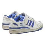 ADIDAS Continental 80 Boys Casual Sneakers White & Blue Leather UK 4