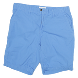 CALVIN KLEIN Mens Shorts Blue XL W34 Casual Cotton Blend Summer Wear