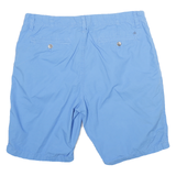 CALVIN KLEIN Mens Shorts Blue XL W34 Casual Cotton Blend Summer Wear