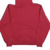 CHAMPION Mens Red Sierra Wolverine Football Pullover Hoodie L Graphic Sports