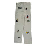 Stan Ray Carpenter Trousers - 28W UK 10 Cream Cotton