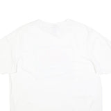 ELLESSE Mens White Graphic T-Shirt 2XL Short Sleeve Crew Neck Logo Casual Cotton