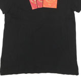 PUMA Womens Black Cotton Blend Graphic T-Shirt M Short Sleeve Crew Neck