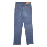 LEVI'S 511 Slim Mens Jeans Blue Slim Skinny Denim Medium W32 L34 Classic Fit Zip