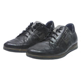 COLUMBIA Mens Leather Lace-Up Shoes Black UK 9 Casual Zipper Side Detail