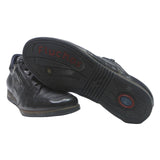 COLUMBIA Mens Leather Lace-Up Shoes Black UK 9 Casual Zipper Side Detail