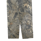 WRANGLER Mens Cotton Blend Green Trousers Regular Straight Fit W34 L30