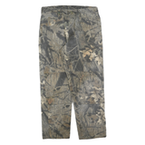 WRANGLER Mens Cotton Blend Green Trousers Regular Straight Fit W34 L30