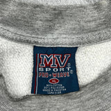 Delaware Mv Sport College Sweatshirt - XL Grey Cotton Blend
