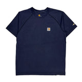 Carhartt T-Shirt - Medium Navy Cotton